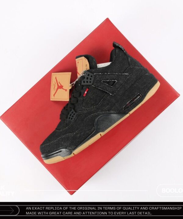 NK AIR JORDA_N RETRO 4 X LVS [BLACK DENIM] 1209025