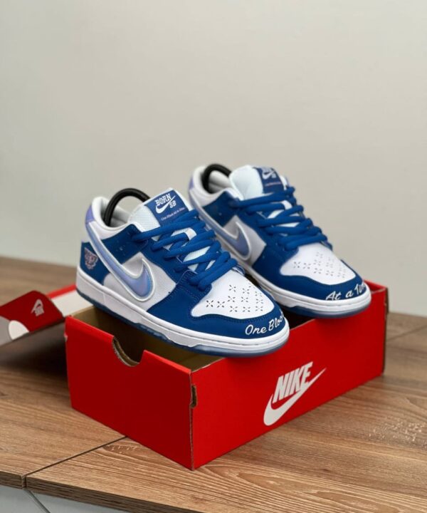 NK SB DUNK LOW BORN X RAISED ONE BLOCK AT TIME [BLUE / WHITE] EDITION 2708025