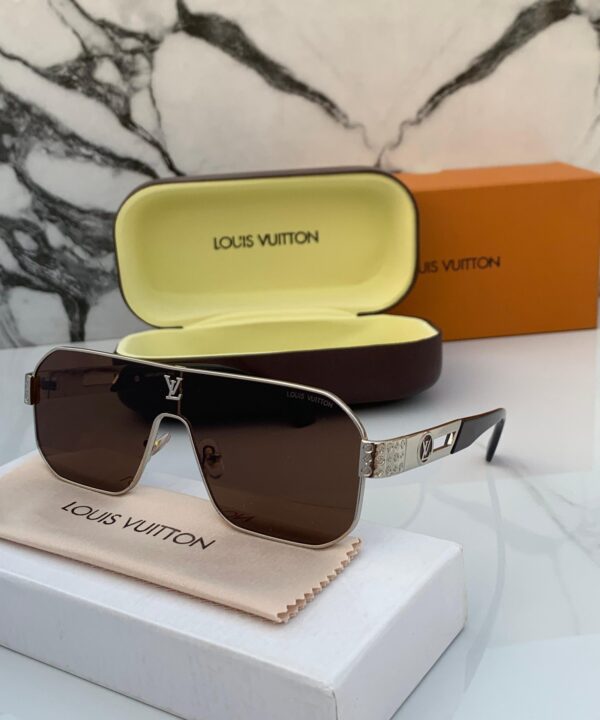 Branded LV 129 silver brown  Sunglasses