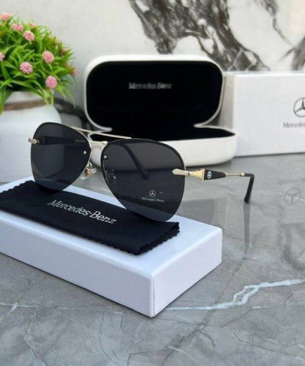 Branded Benz Sunglasses Black Shaded