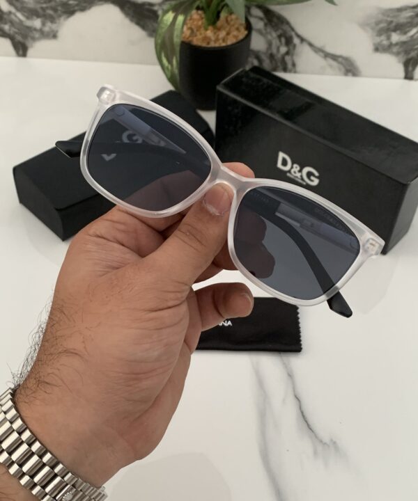 Branded D&G White Black Sunglasses