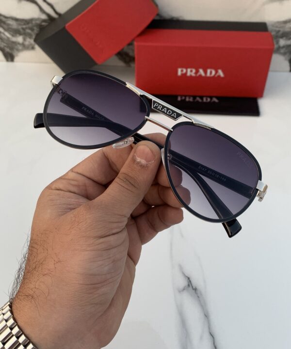 Branded  PDA 5147_silver_black Sunglasses