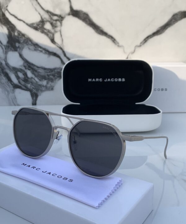 Branded Mj Metal Frame Silver Black Sunglasses