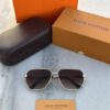 Branded Lv Gold Brown Sunglasses FT