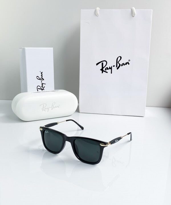 Branded  RB Gold Black Sunglasses
