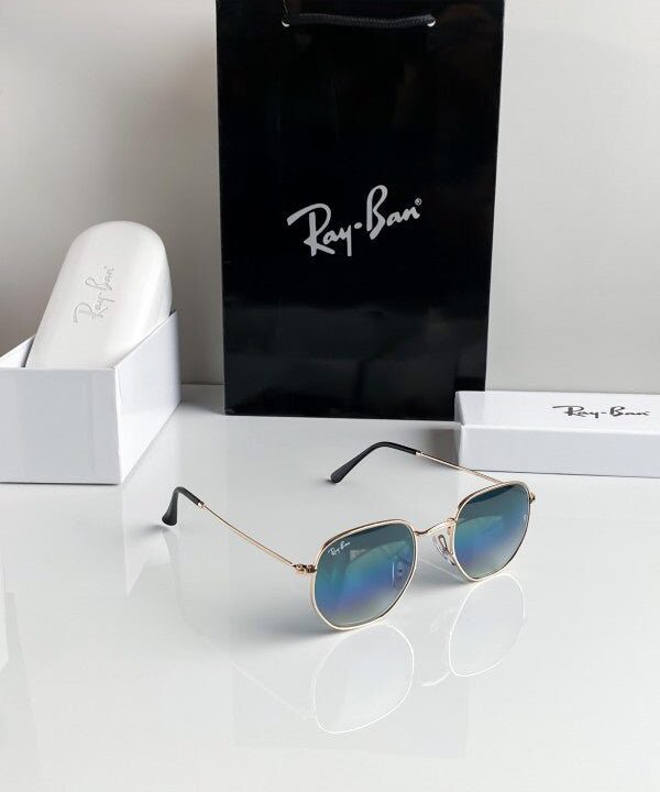 Branded Rb Black Blue Sunglasses Bt