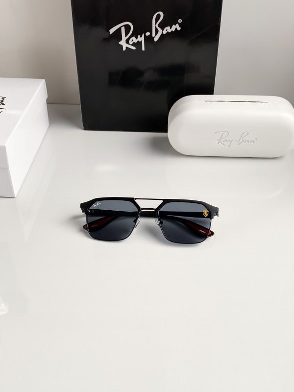 Branded Rb Black Red Metal Frame Sunglasses Bt