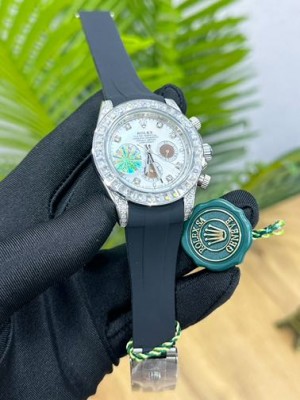 ROLEX COSMOGRAPH DAYTONA SILVER DIAMONDS