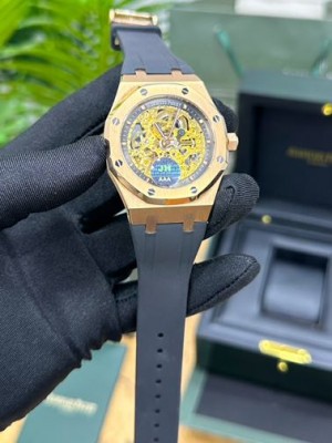 AUDEMARS PIGUET AUTOMATIC SKELETON GOLD DIAL