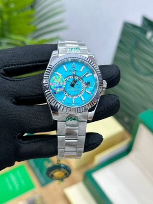 Rolex sky dweller tiffany blue dial
