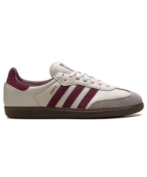 Adidas Samba Putty Grey Maroon