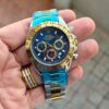 ROLEX DAYTONA GOLD TT WITH BLUE DAIL