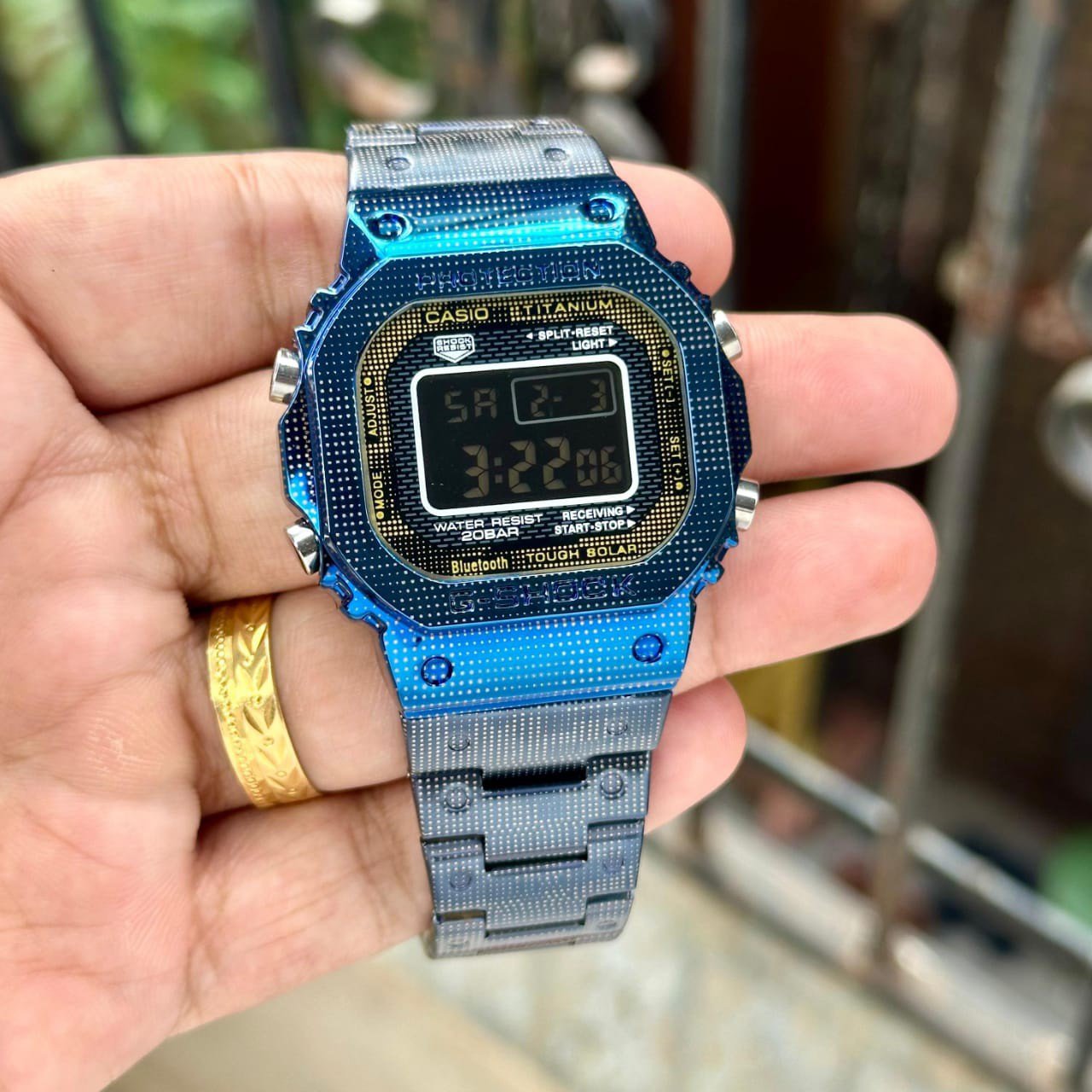 G SHOCK GMWB 5000 blue
