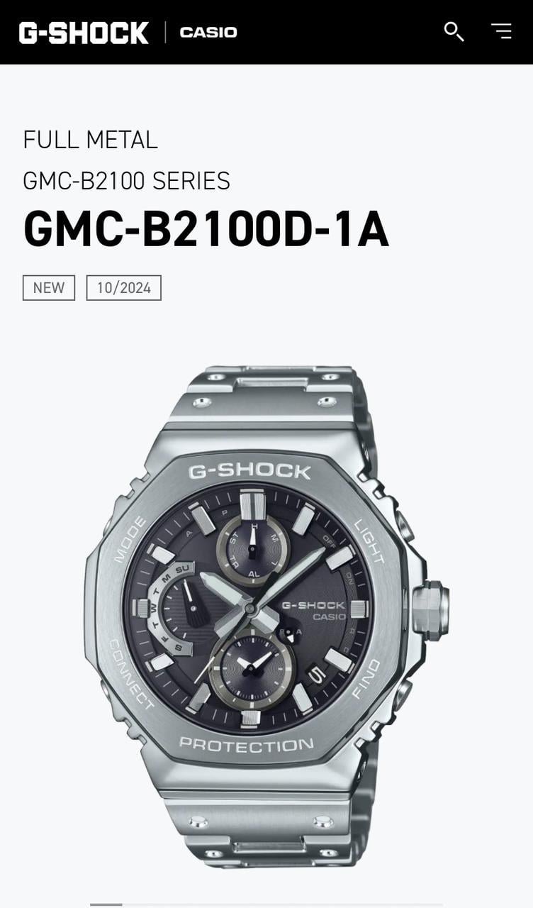 G SHOCK GA 2100 CHAIN ANALOGUE