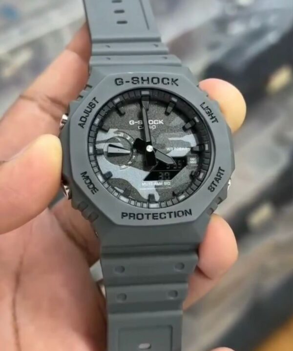 G SHOCK GA 2100 grey military