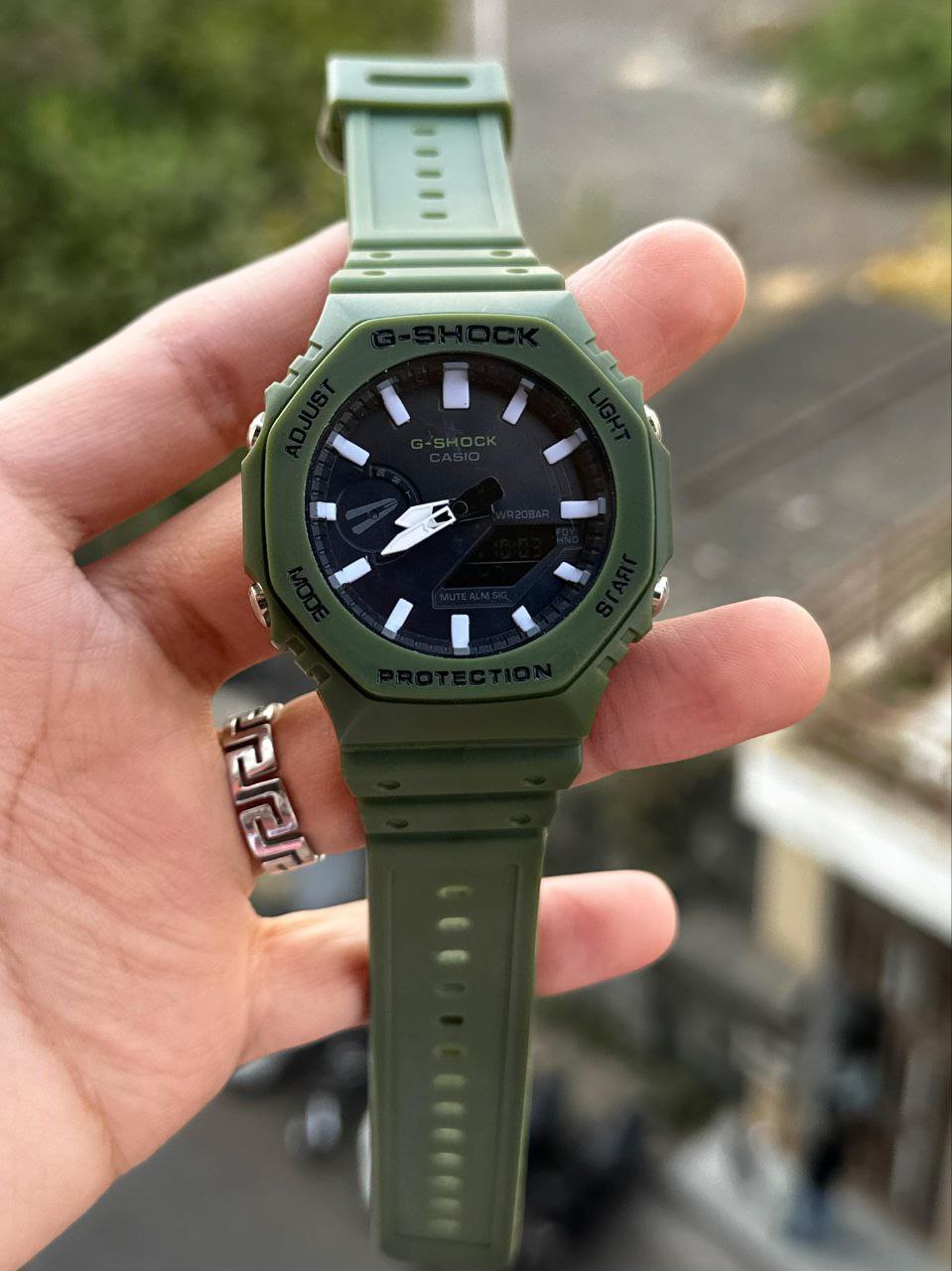 G SHOCK GA 2100 GREEN