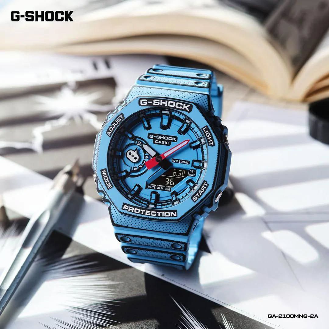 G SHOCK GA 2100 MANGA BLUE