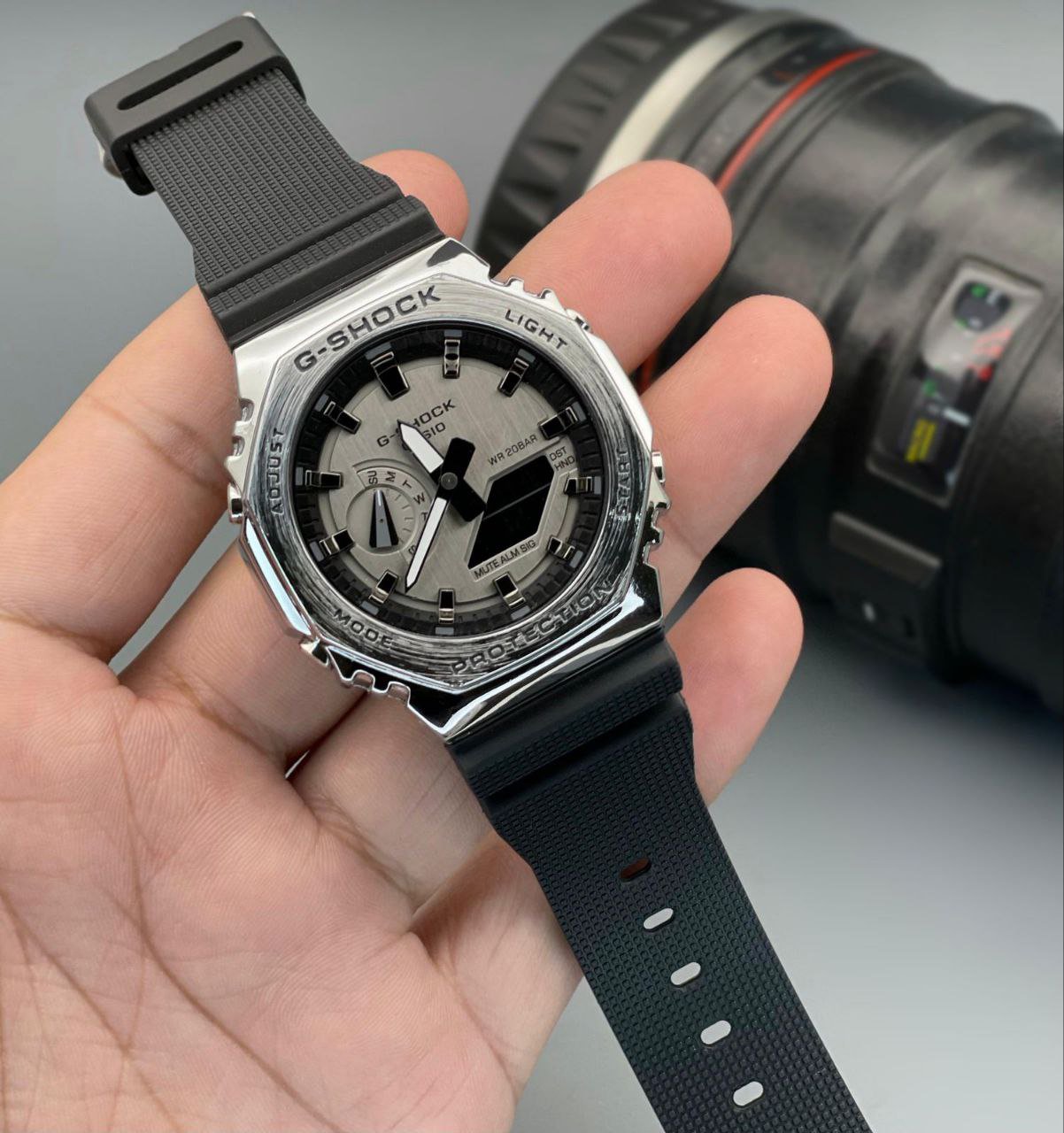 G SHOCK GA 2100 SILVER