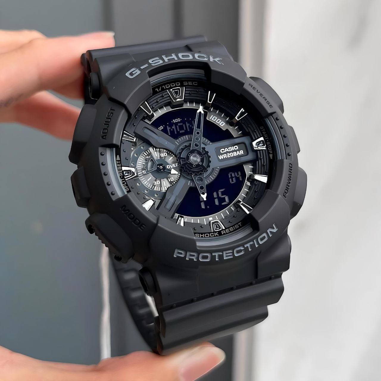 G SHOCK GA 110 BLACK PLATINUM