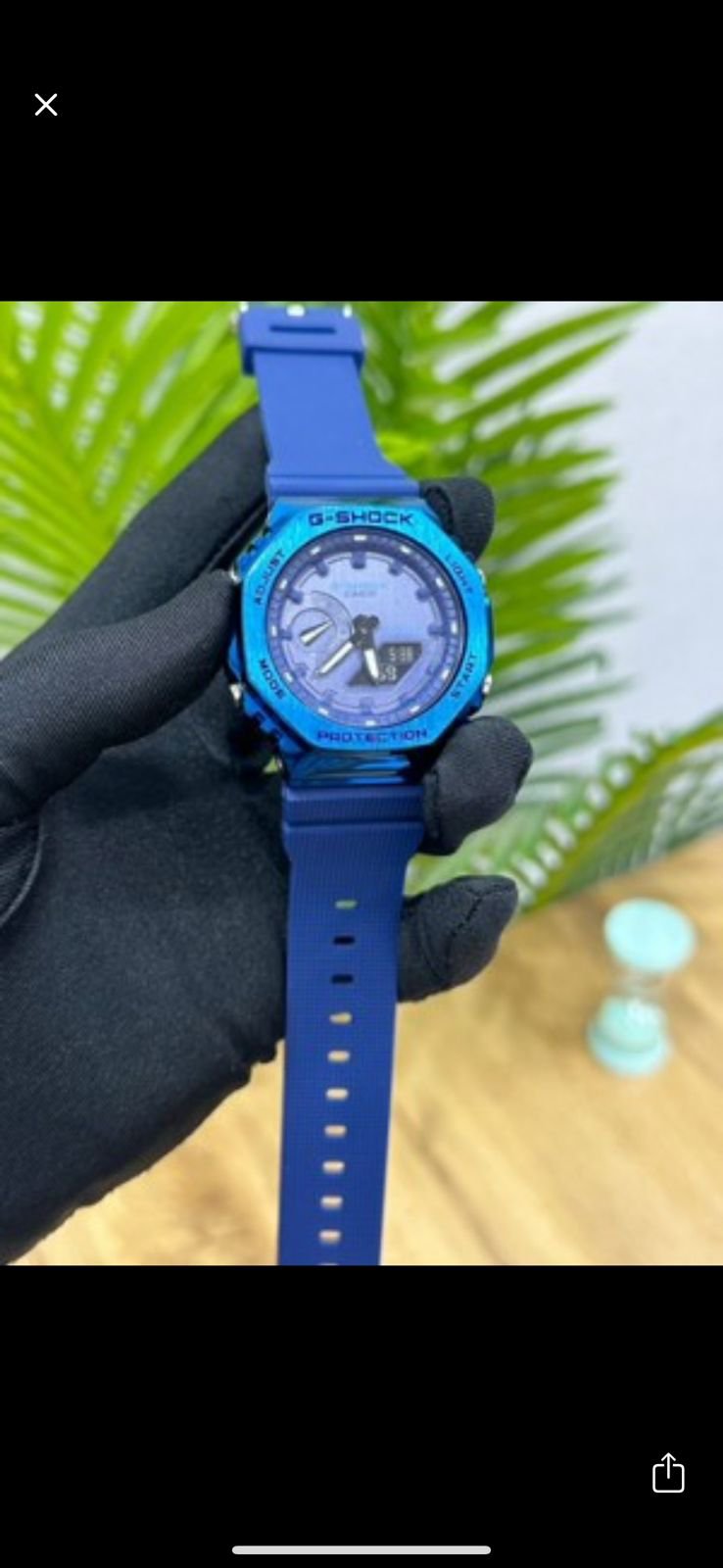 G SHOCK GA 2100 FULL BLUE