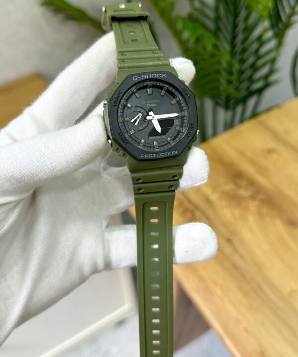 G SHOCK GA 2100 BLACK GREEN