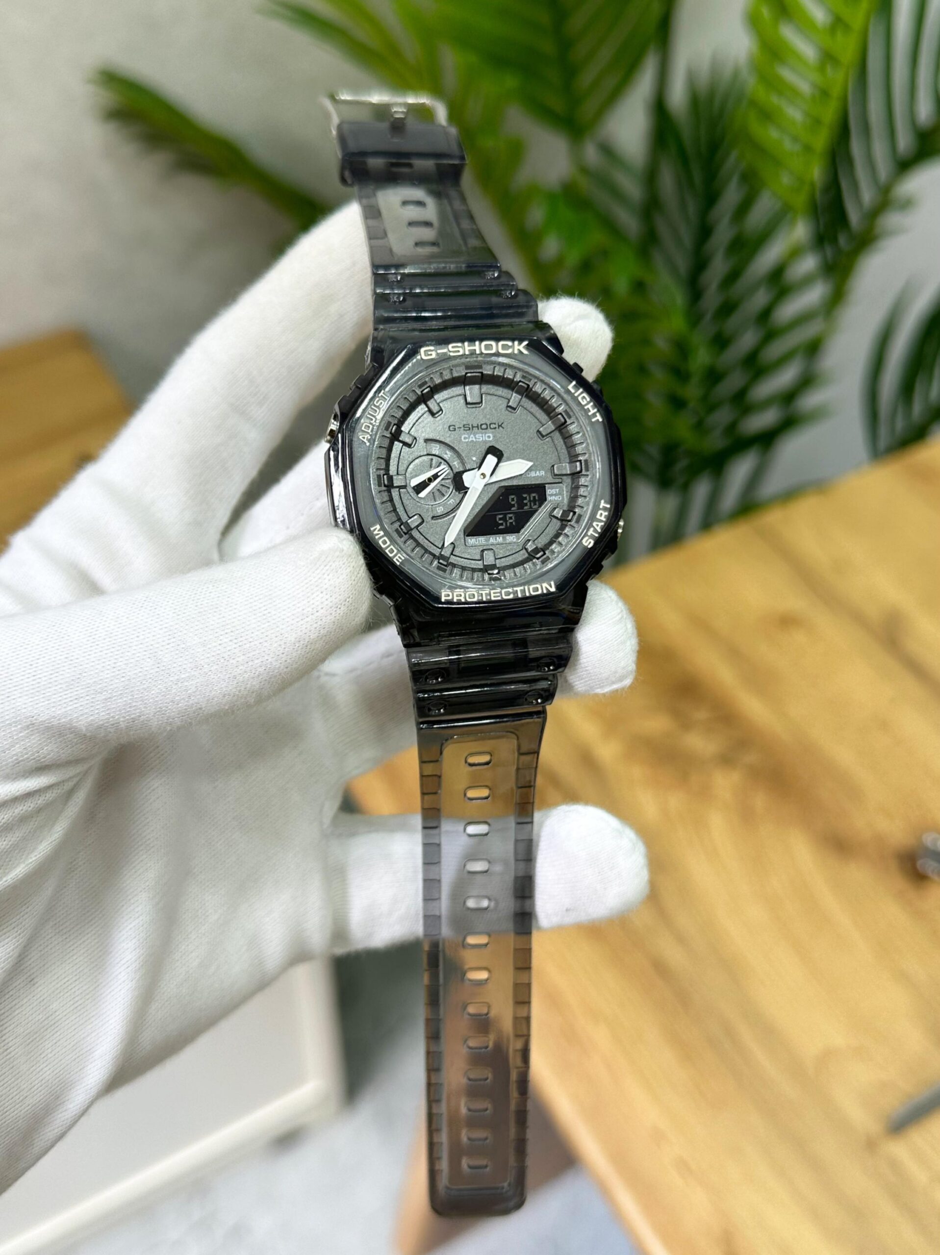 G SHOCK GA 2100 transperant grey