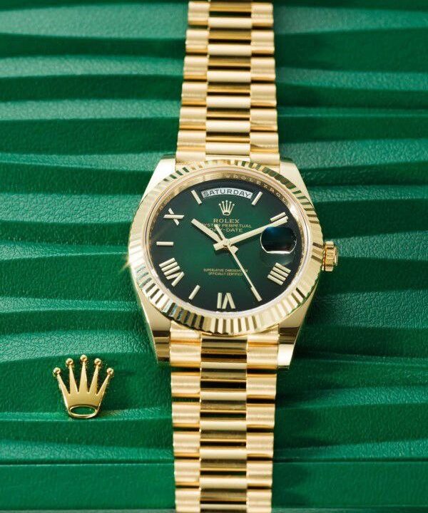 ROLEX DAY-DATE GREEN DIAL