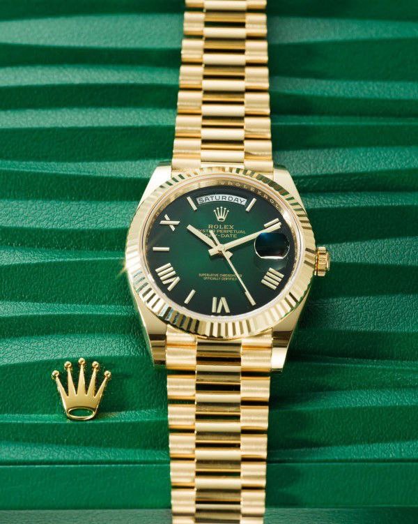 ROLEX DAY-DATE GREEN DIAL