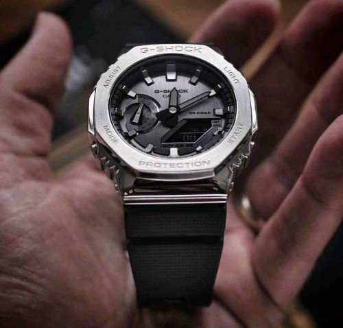 G SHOCK GA 2100 SILVER